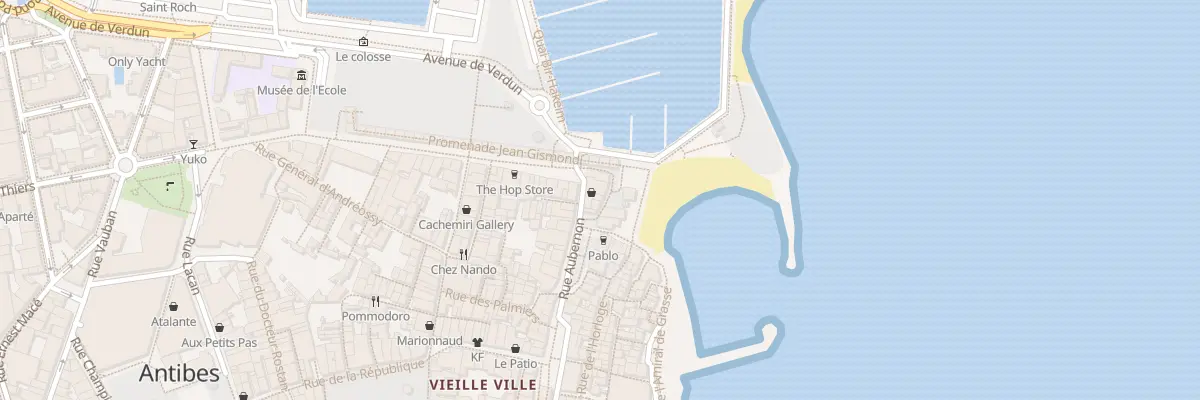 Plan du 3 Pl Malespine à Antibes