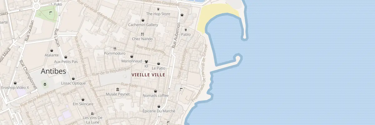 Plan du 11 Rue du Saint Esprit à Antibes