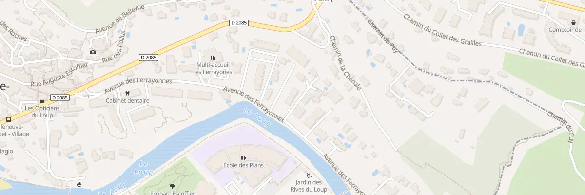 Plan du 409 Av des Ferrayonnes à Villeneuve-Loubet