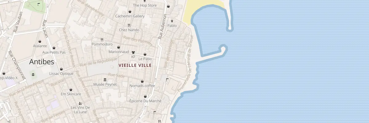 Plan du 11 Rue des Arceaux à Antibes
