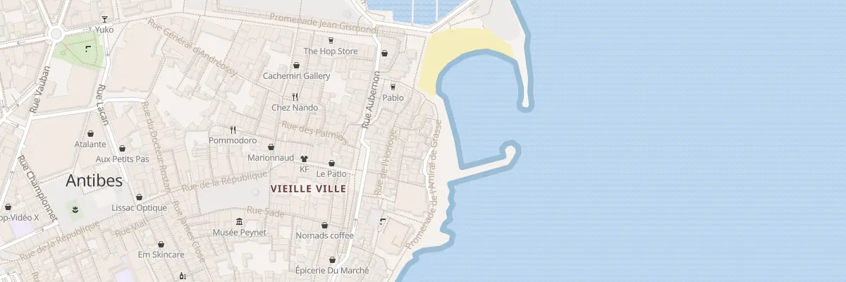 Plan du 2 Rue du Revely à Antibes