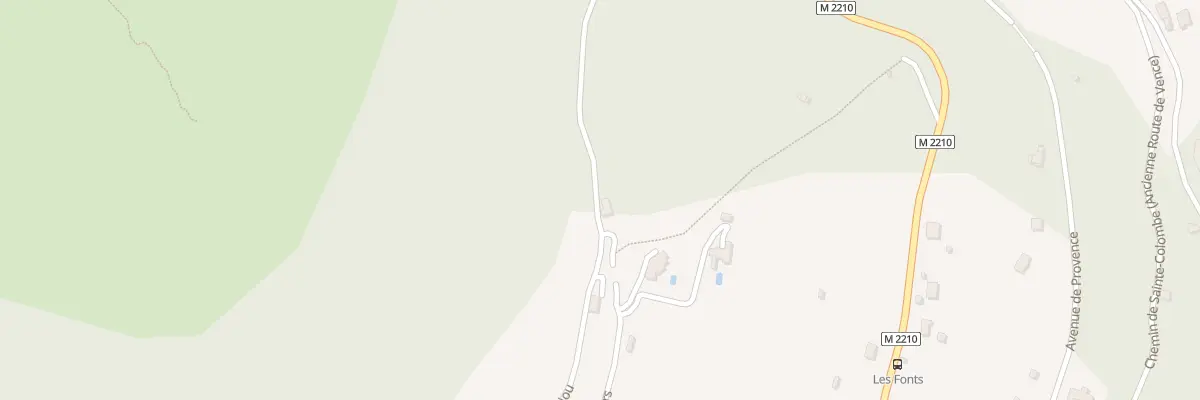 Plan du 2420 Che du Riou à Vence