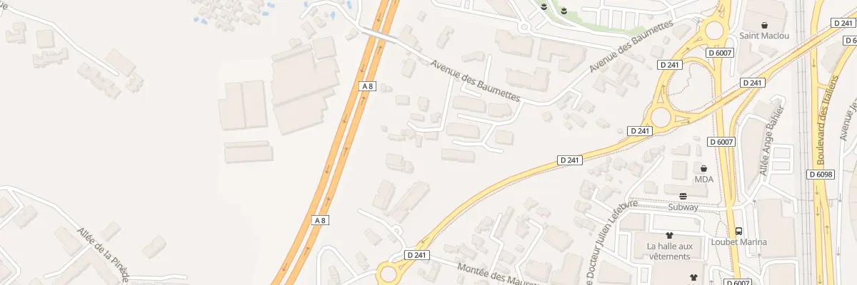 Plan du 363 Av des Baumettes à Villeneuve-Loubet
