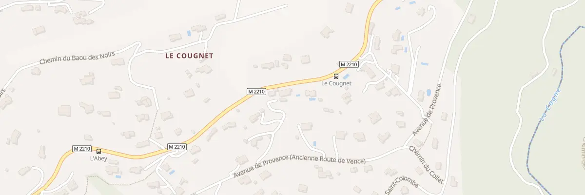 Plan du 2239 Av de Provence à Vence