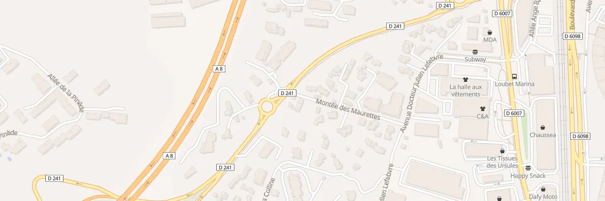 Plan du 173 Mte des Maurettes à Villeneuve-Loubet