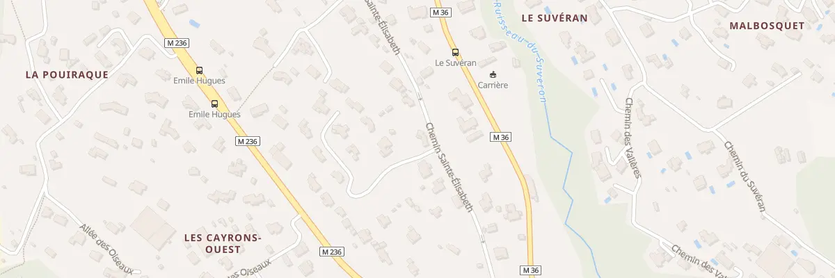 Plan du 440 Che Sainte-Elisabeth à Vence
