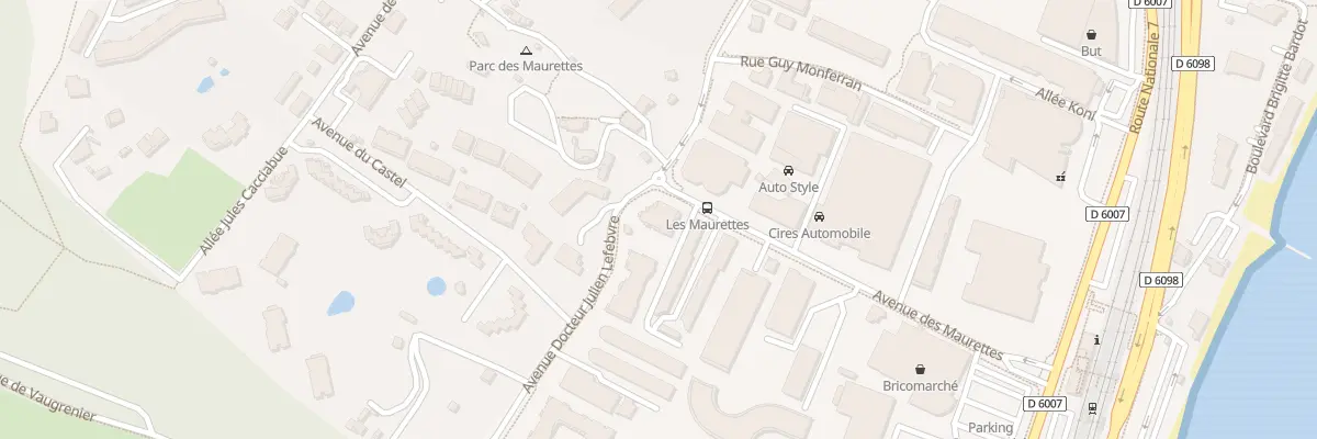 Plan du 311 Av des Maurettes à Villeneuve-Loubet