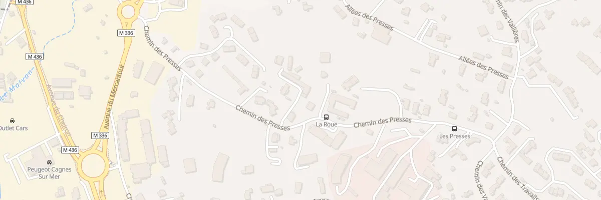 Plan du 30 Che des Presses à Cagnes-sur-Mer