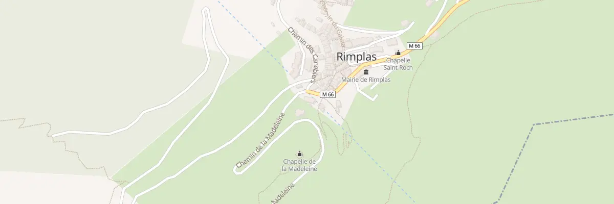 Plan du 1 Rte de la Madeleine à Rimplas