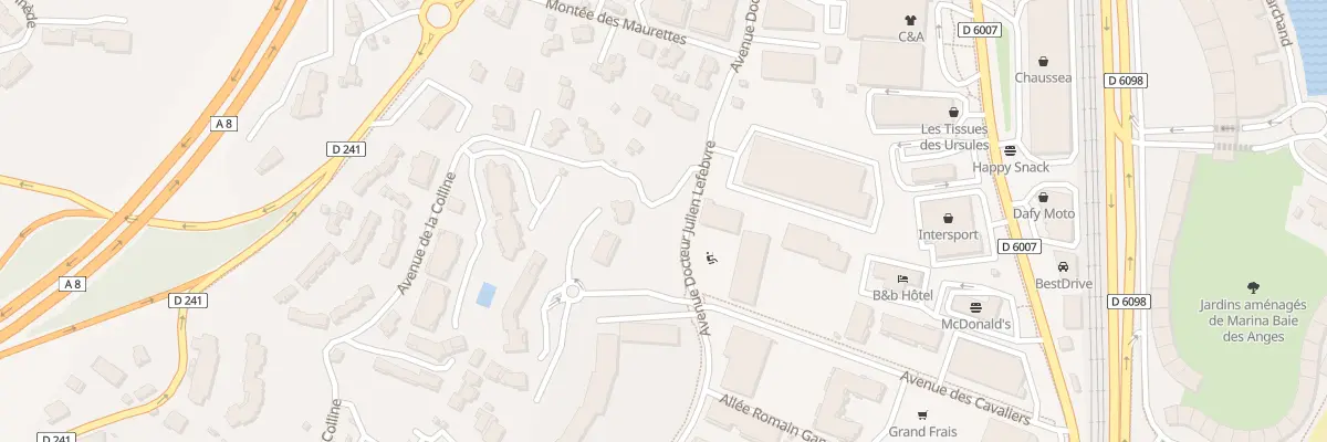Plan du 452 Av Doc Julien Lefebvre à Villeneuve-Loubet