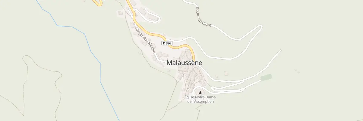 Plan du 5055 Le Village à Malaussène
