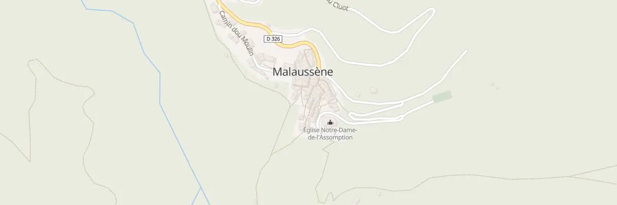 Plan du 5011 Le Village à Malaussène