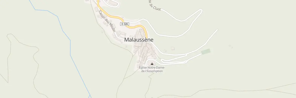 Plan du 5019 Le Village à Malaussène