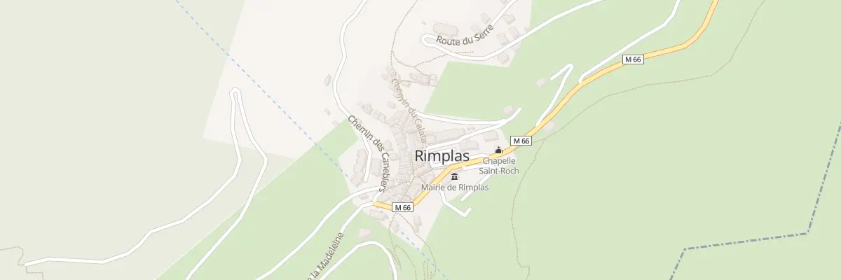 Plan du 3 Che du Calata à Rimplas