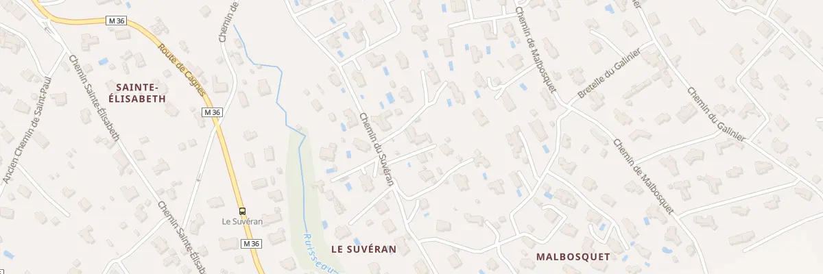 Plan du 278B Che du Suveran à Vence