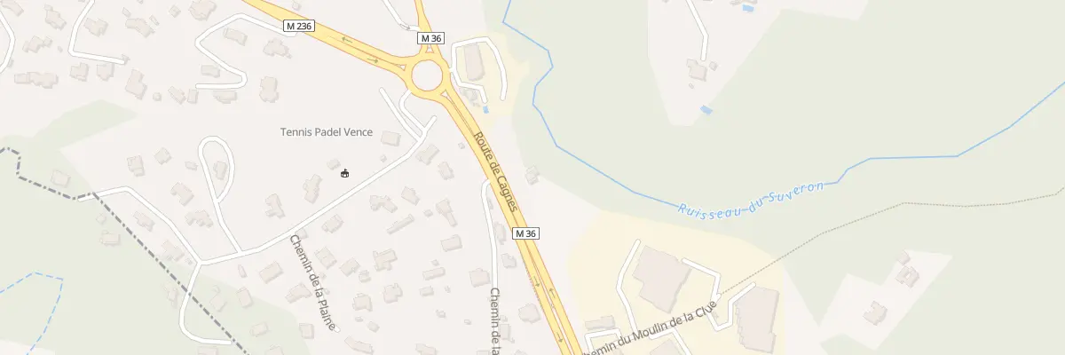 Plan du 2369 Rte de Cagnes à Vence