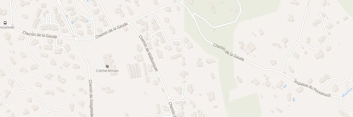 Plan du 1172 Che de la Gaude à Vence