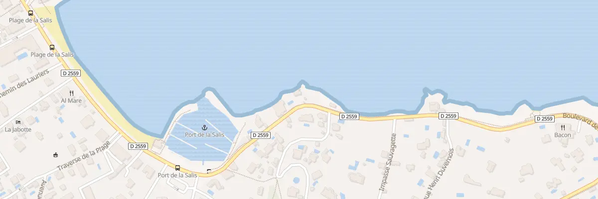 Plan du 171 Bd de Bacon à Antibes