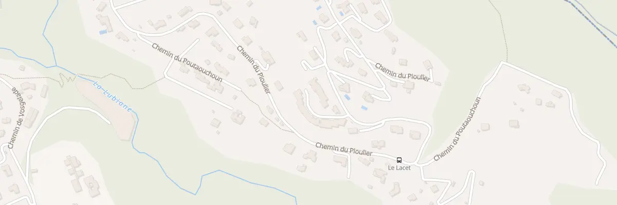 Plan du 638 Che du Pioulier à Vence