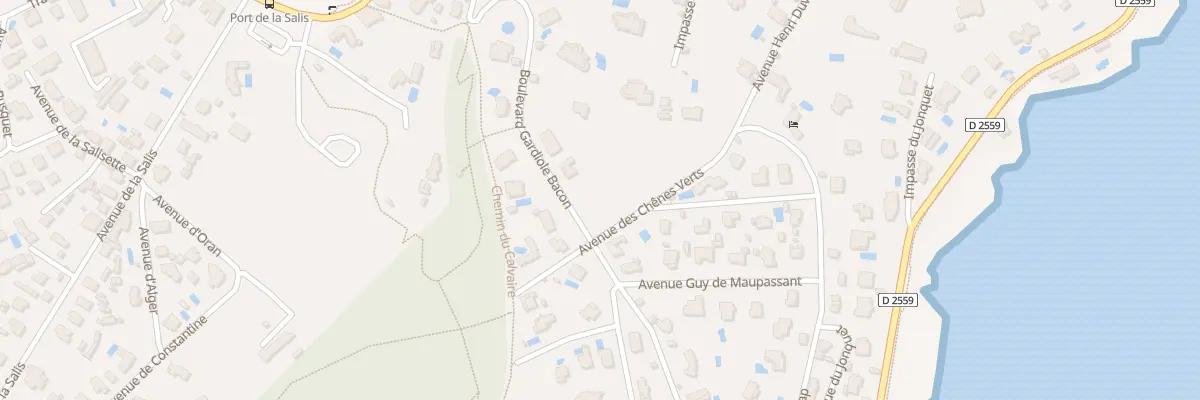 Plan du 80 Bd Gardiole Bacon à Antibes