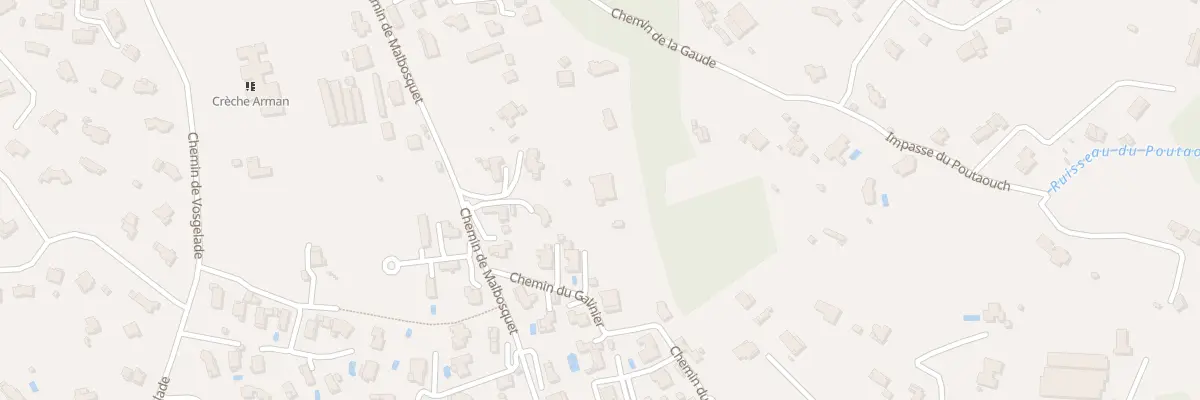 Plan du 247A Che de Malbosquet à Vence