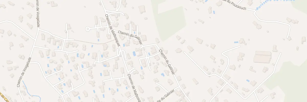 Plan du 182 Che du Galinier à Vence