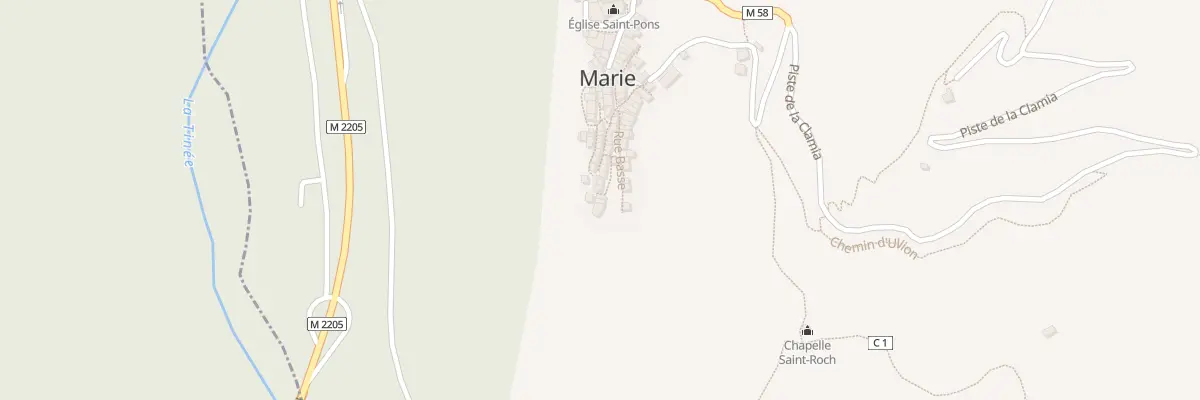 Plan du 5116 Le Village à Marie
