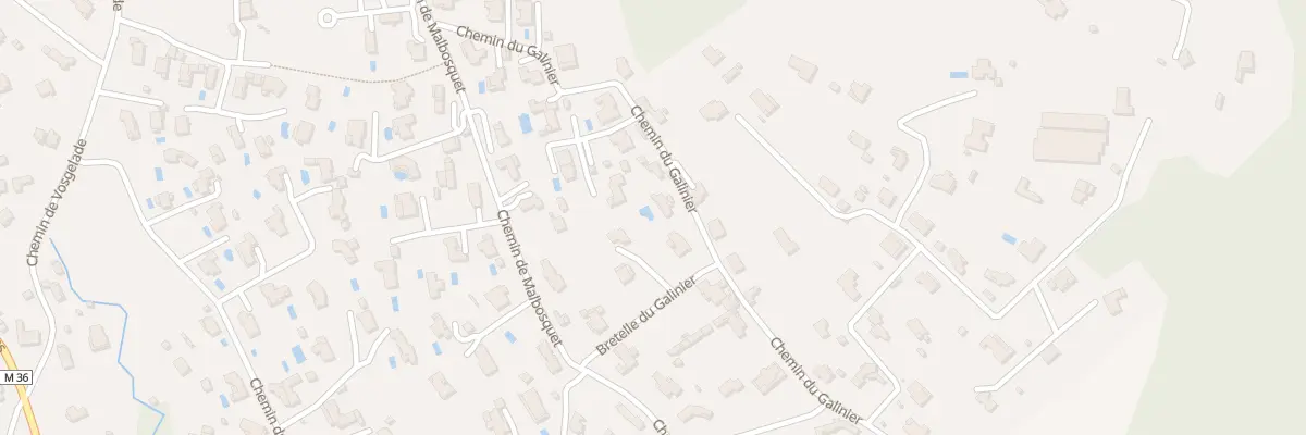 Plan du 260 Che du Galinier à Vence