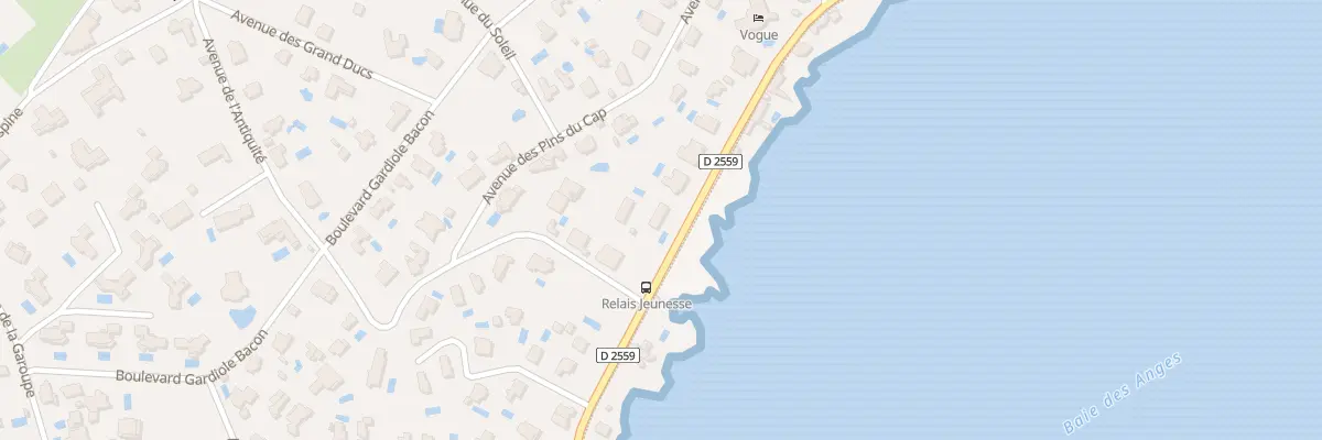 Plan du 208 Bd de la Garoupe à Antibes