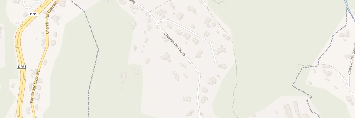 Plan du 416 Che du Taude à Vence