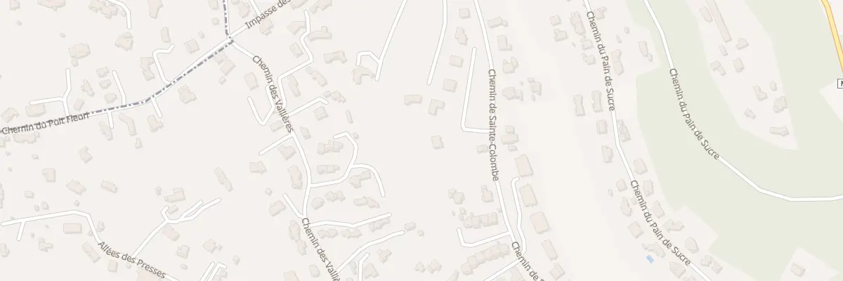 Plan du 9035 Che de Sainte Colombe à Cagnes-sur-Mer