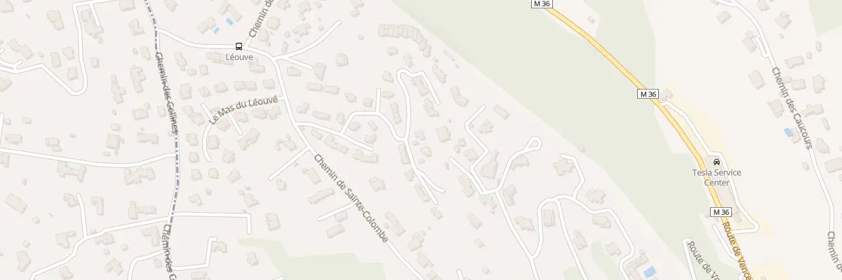 Plan du 84 Che de Sainte Colombe à Cagnes-sur-Mer