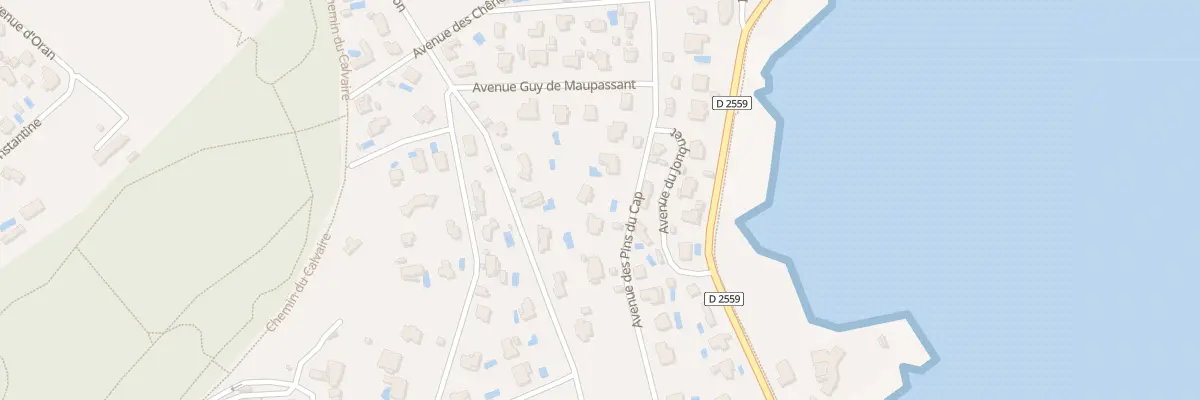 Plan du 45B Av des Pins du Cap à Antibes