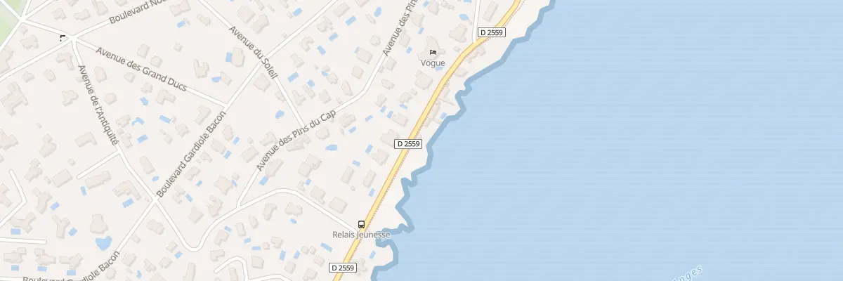 Plan du 153 Bd de la Garoupe à Antibes