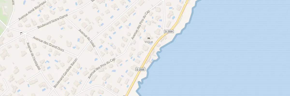 Plan du 98 Bd de la Garoupe à Antibes