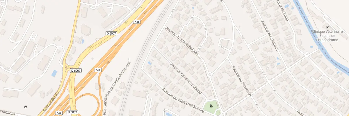 Plan du 18 Av du General Jouhaud à Villeneuve-Loubet