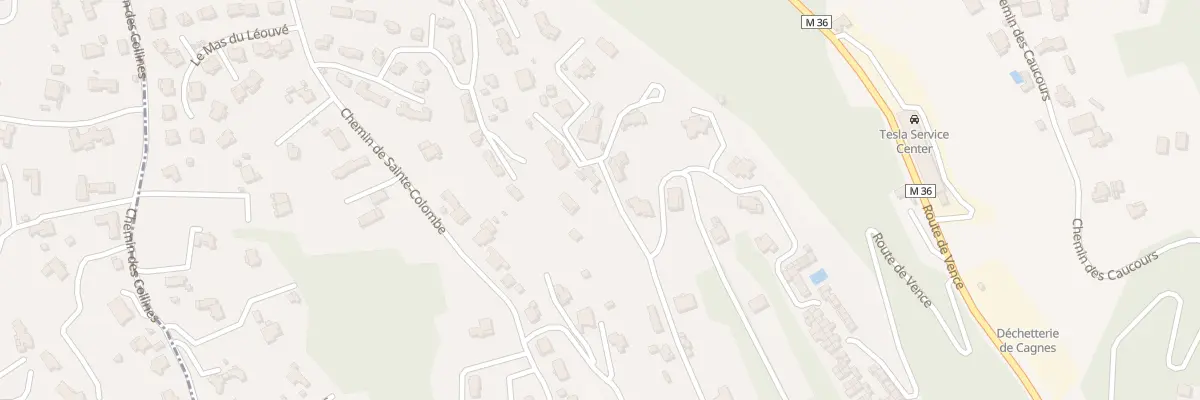 Plan du 9012 Che du Pain de Sucre à Cagnes-sur-Mer