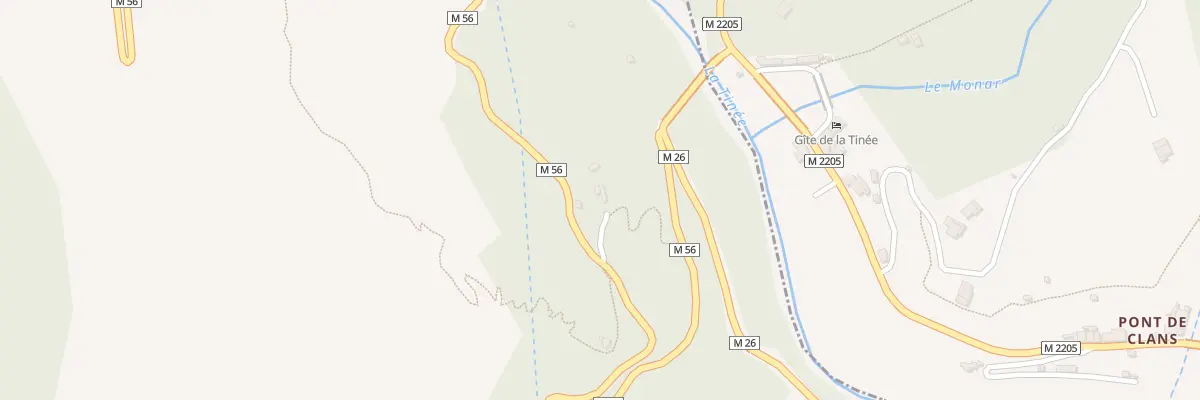 Plan du 5060 Le Pont à Bairols