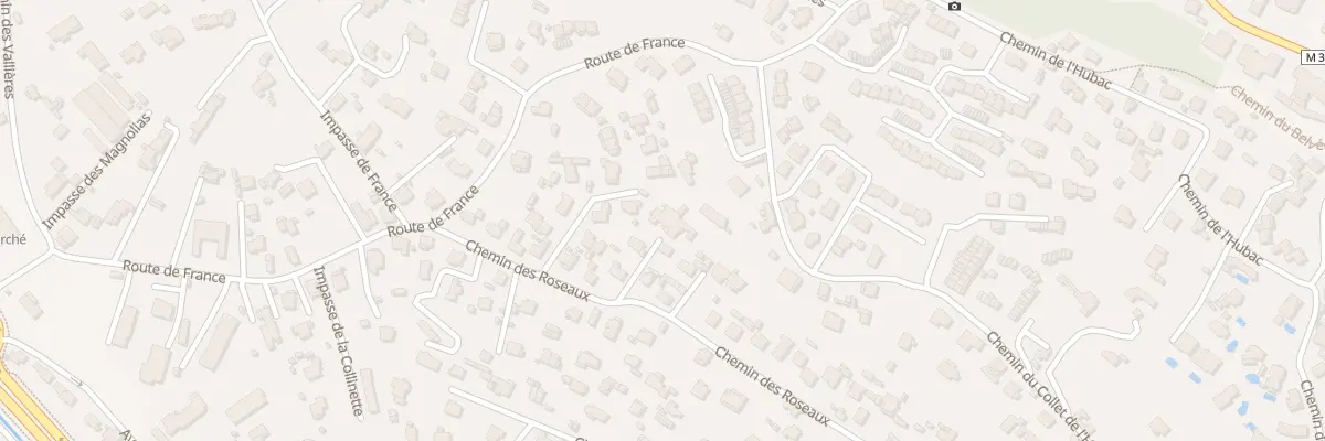 Plan du 30B Che des Roseaux à Cagnes-sur-Mer