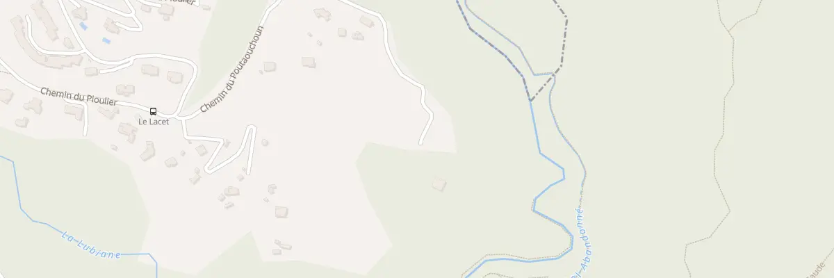 Plan du 851 Che du Pioulier à Vence