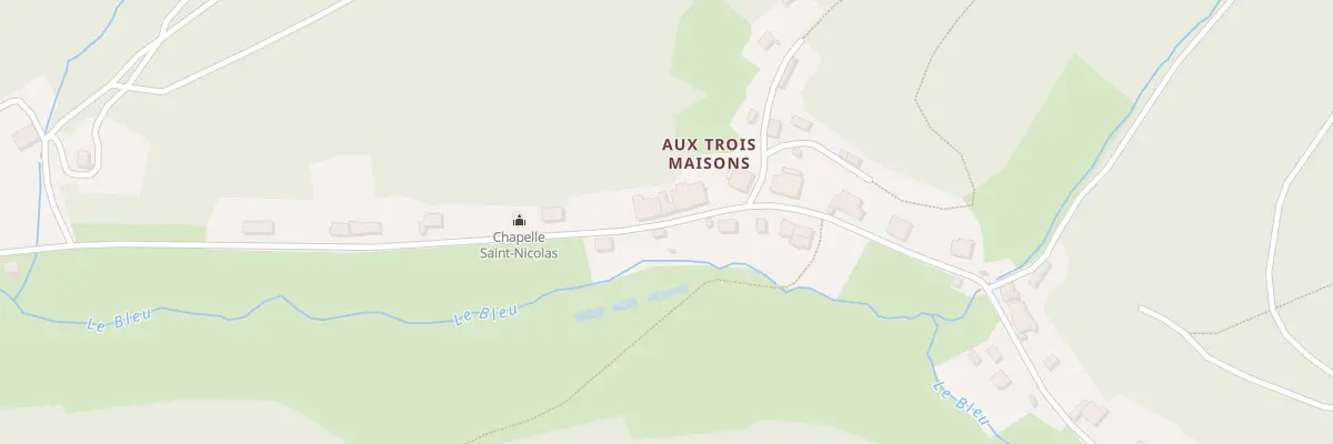 Plan du 15 Aux Trois Maisons à Lusse