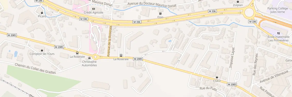 Plan du 52B Av de Grasse à Cagnes-sur-Mer
