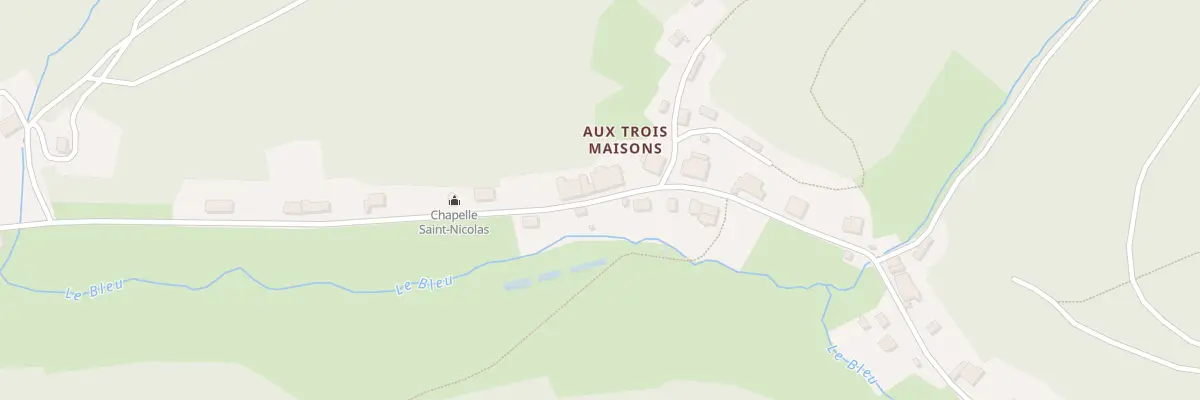 Plan du 17 Aux Trois Maisons à Lusse