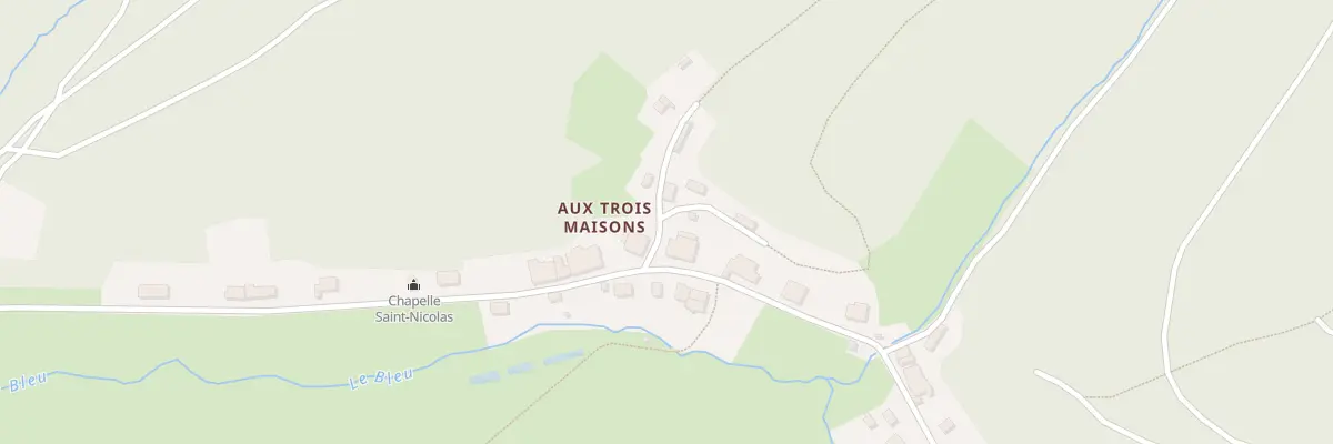 Plan du 23 Aux Trois Maisons à Lusse