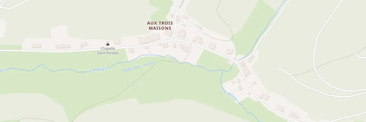 Plan du 6 Aux Trois Maisons à Lusse