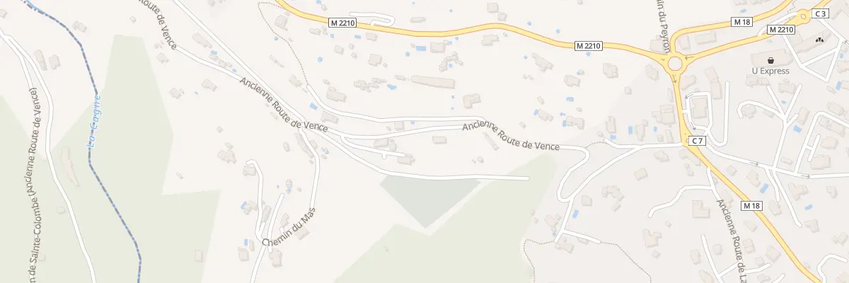 Plan du 482 Rte Metropolitaine 318 à Saint-Jeannet