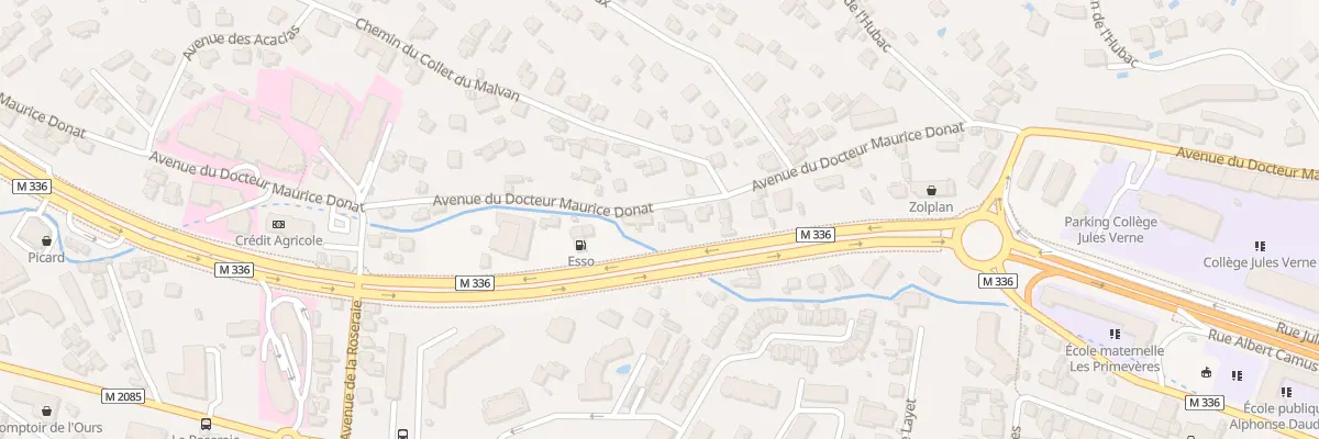 Plan du 57 Av Doc Maurice Donat à Cagnes-sur-Mer