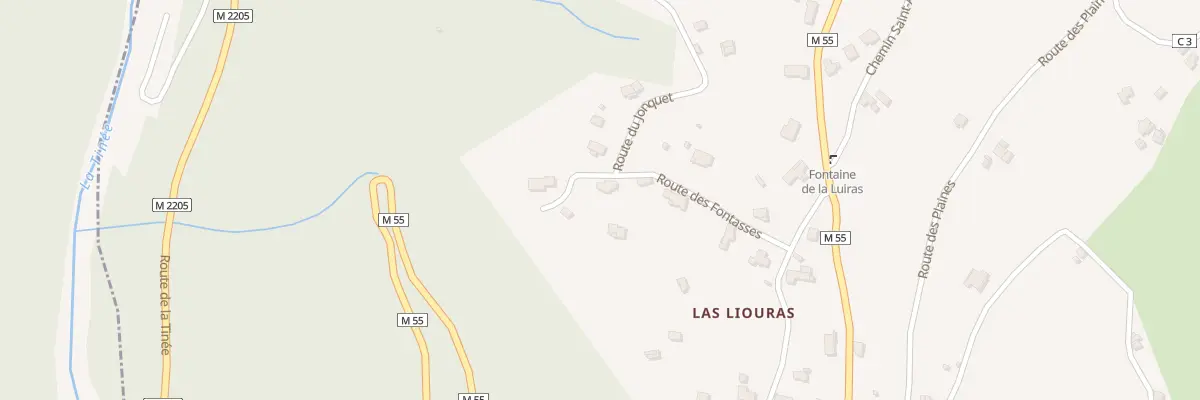 Plan du 5426 Liuras à Clans