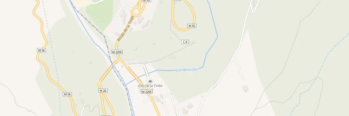 Plan du 1670 Rte de la Tinée à Clans