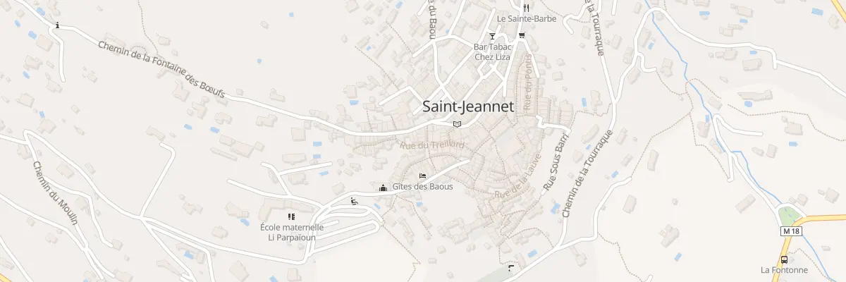 Plan du 19 Rue de La Tour à Saint-Jeannet
